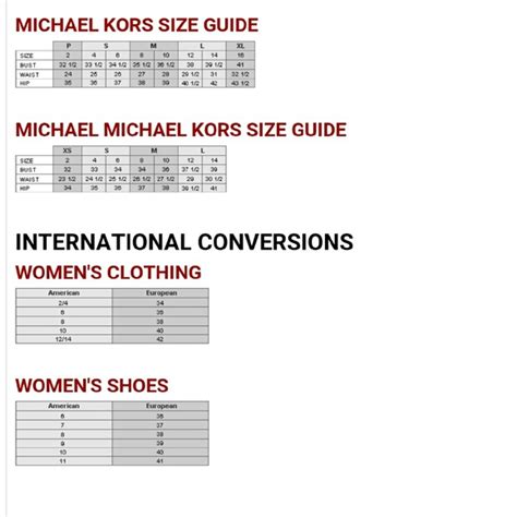 gr 7m michael kors|Michael Kors size chart uk.